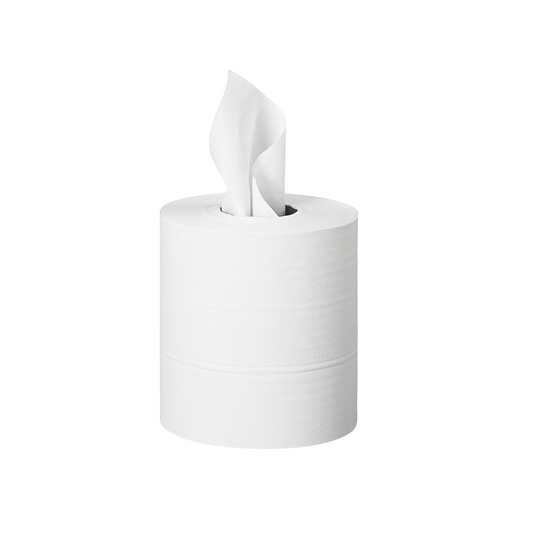 Royalty Center Pull Towel 2-ply Virgin White 6 Rolls / Case