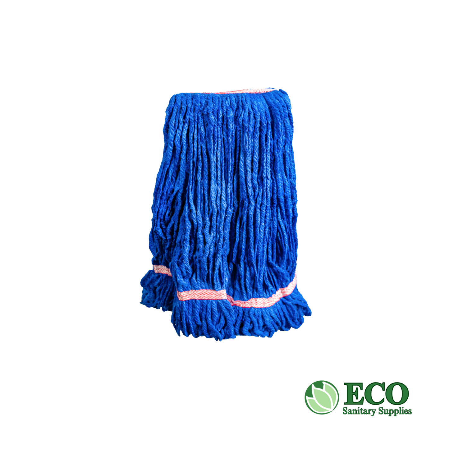 Libman Medium Blended Looped-End Wet Mop Head (Blue) 1.25" HB