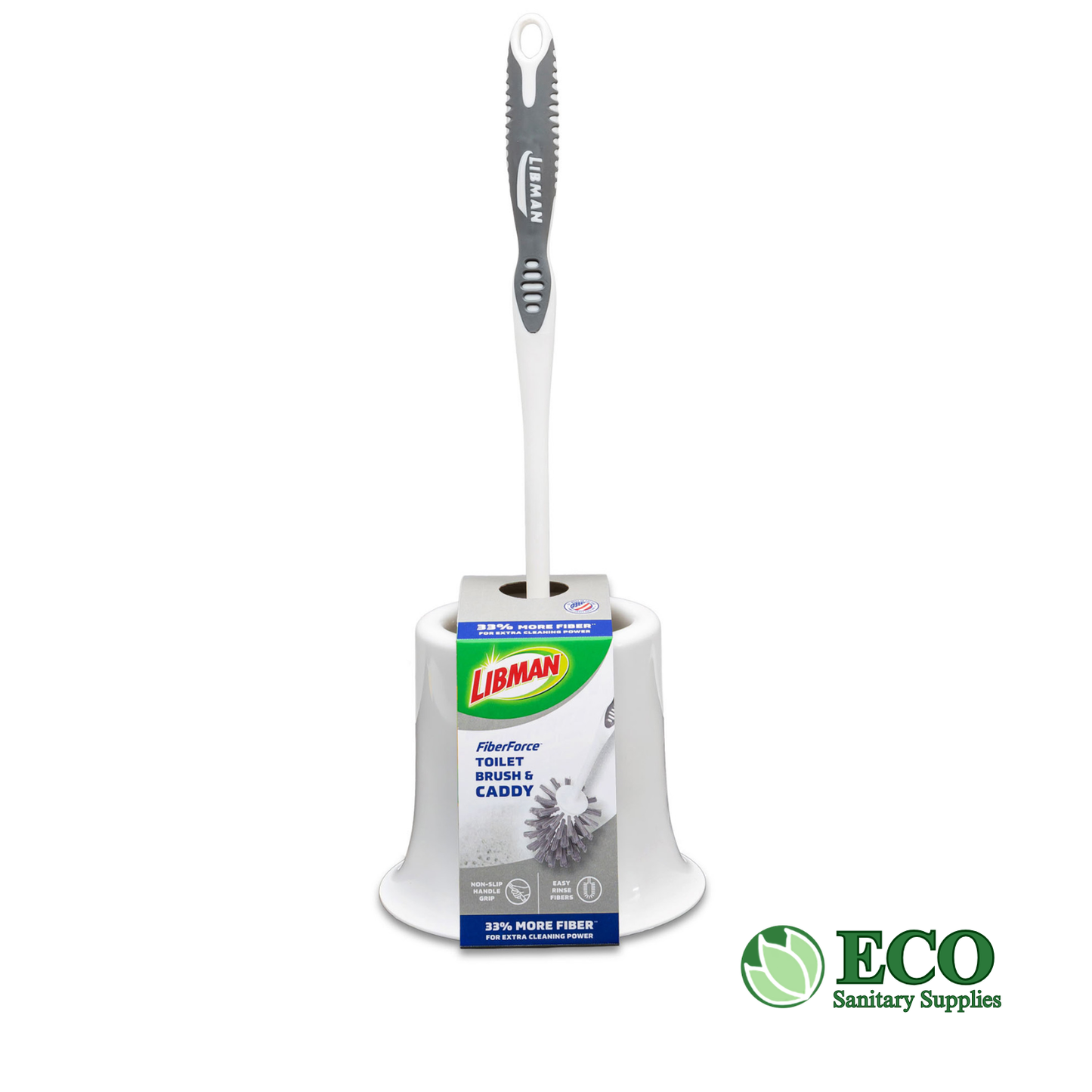 Libman FiberForce Toilet Brush and Caddy