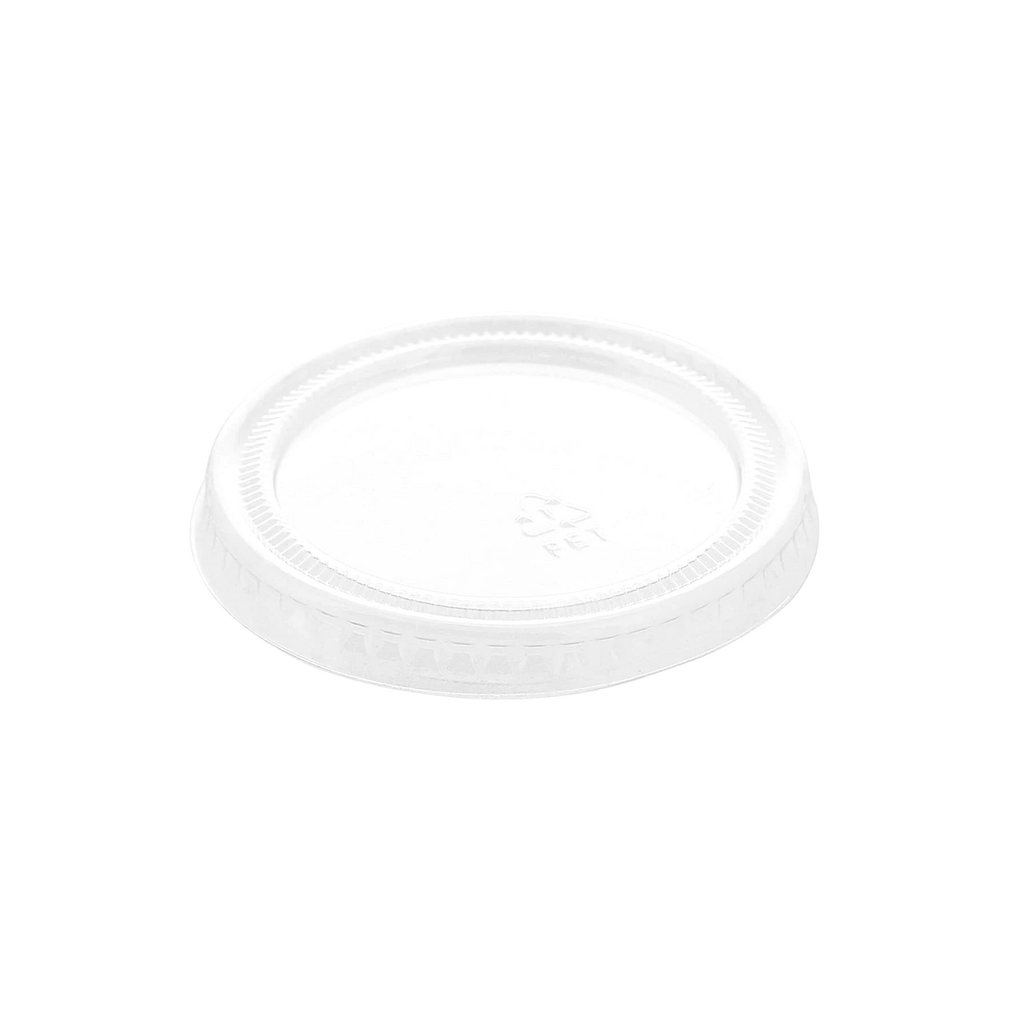 Wellcare 1.5oz 2oz Portion Cup Lids Clear PP 2,500/case