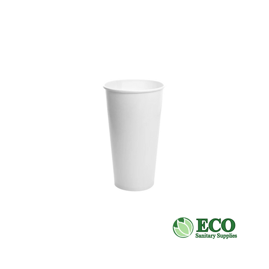 32oz Paper Cold Cup White 105mm 600 Cups / Case