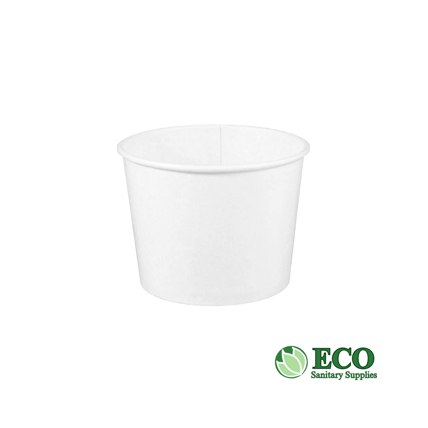 32oz White Paper Food Container 142mm 600/case