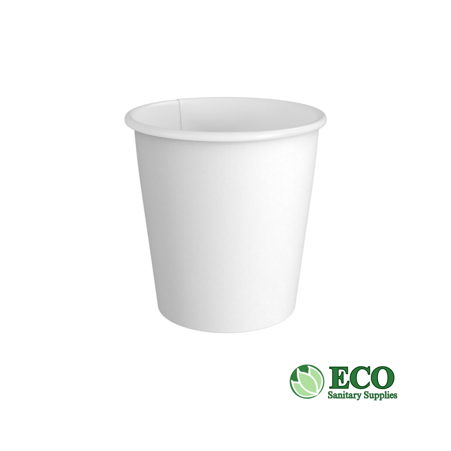 6oz Hot Paper Cups, White, 1000/Case
