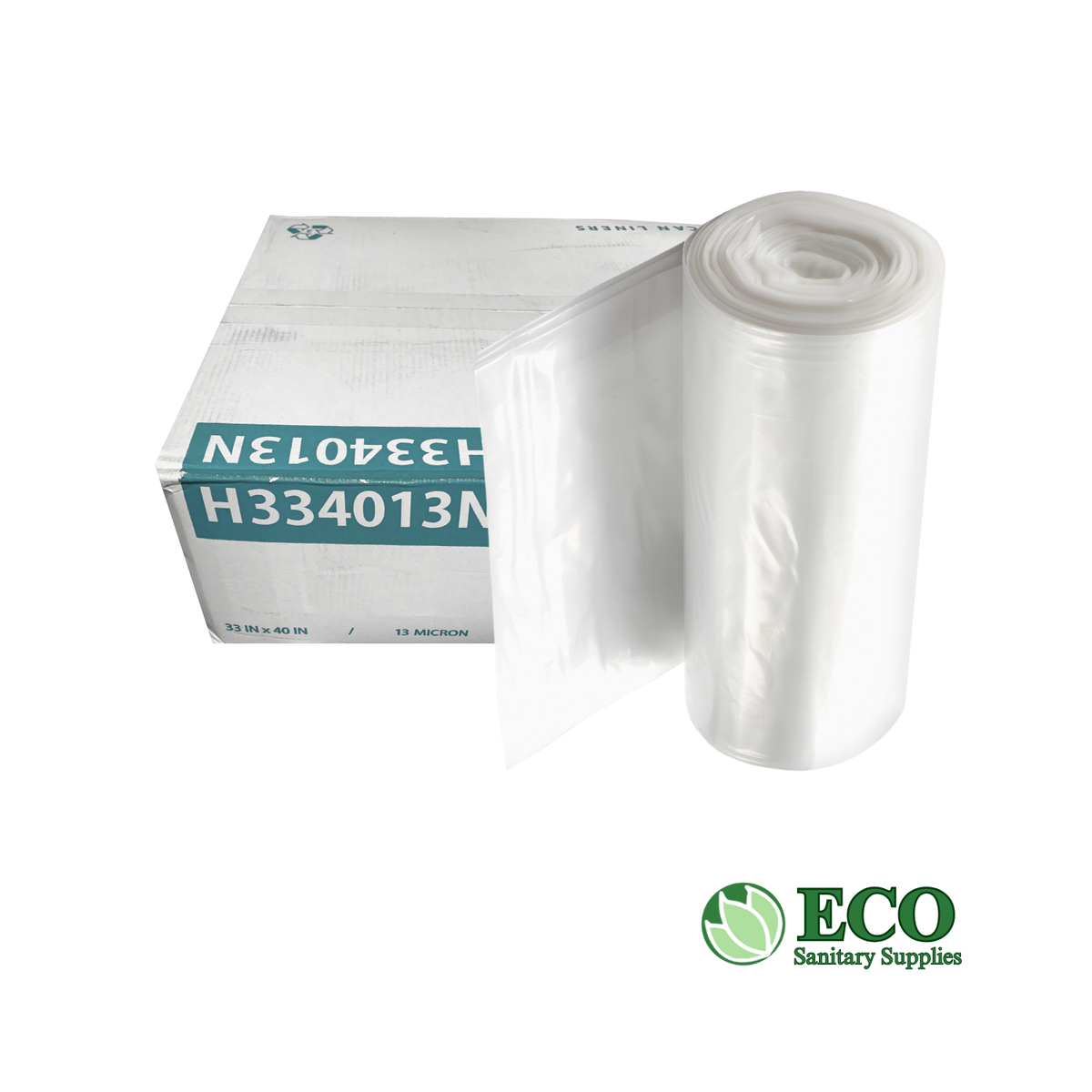 Trash Liners 33x40in 13Mic Natural 500/cs