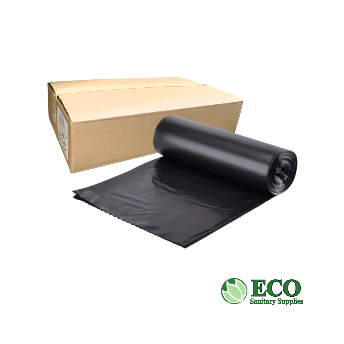 Trash Liners 36x58in 1.5Mil Black 100 Bags / Case