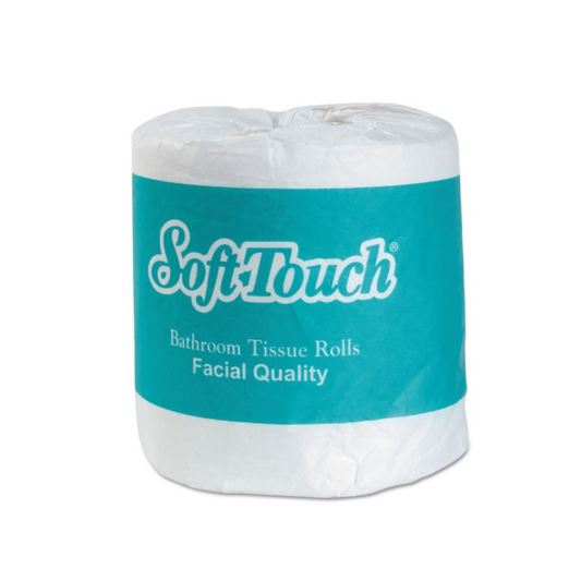 SoftTouch Bath Tissue 500 Sheets 4.5in x 3.5in 96 Rolls / Case