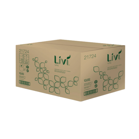 Livi® VPG Bath Tissue Embossed 2-ply 500 sheets 96 Rolls / Case