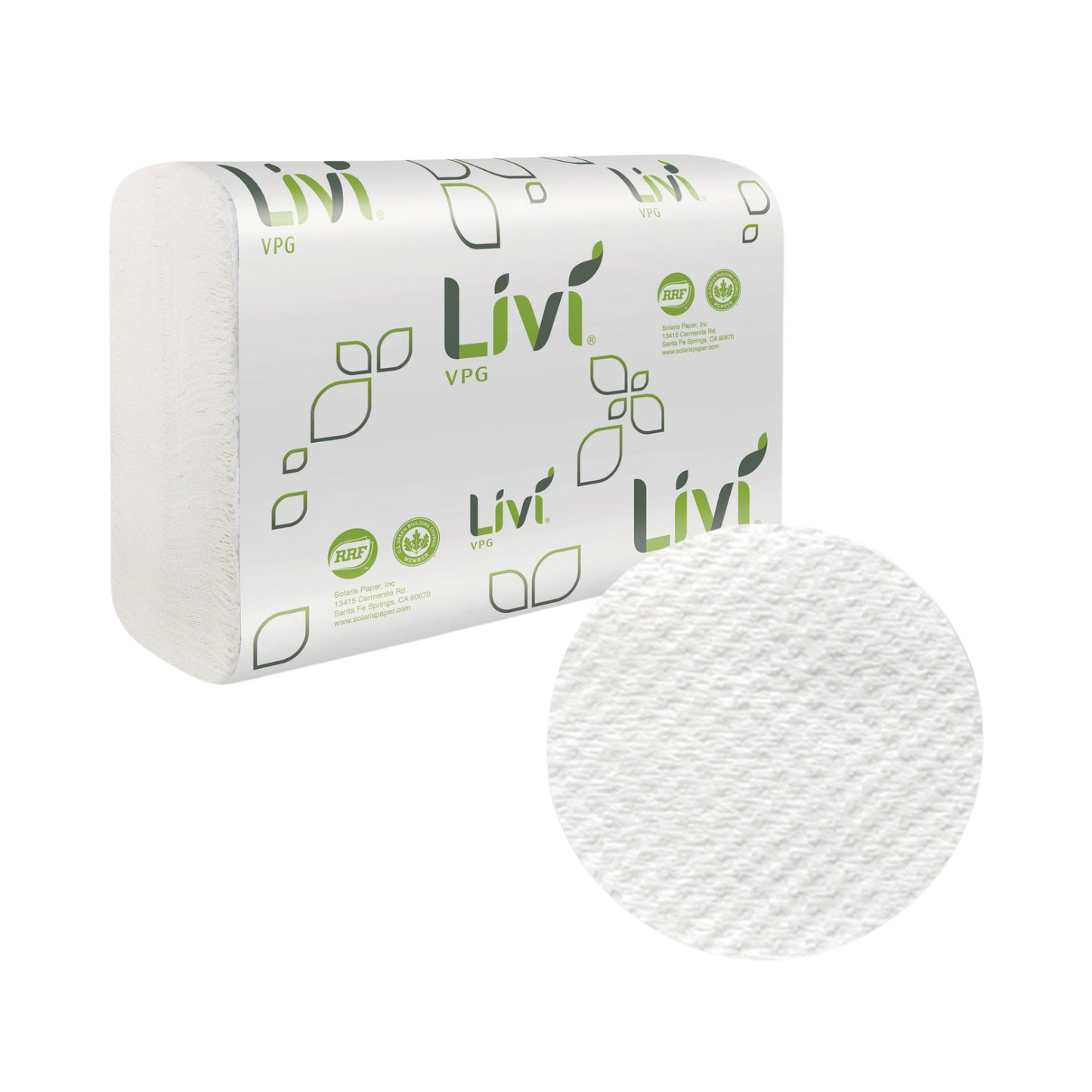 Livi® VPG Multifold Towel 1-ply 250 sheets 16 packs 4000 Sheets / Case