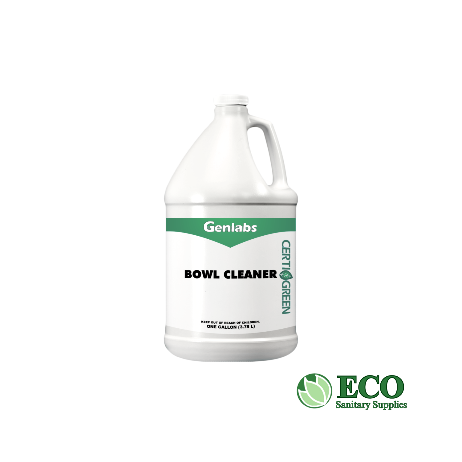 Genlabs Certi-Green Bowl Cleaner 4 Gallons / Case