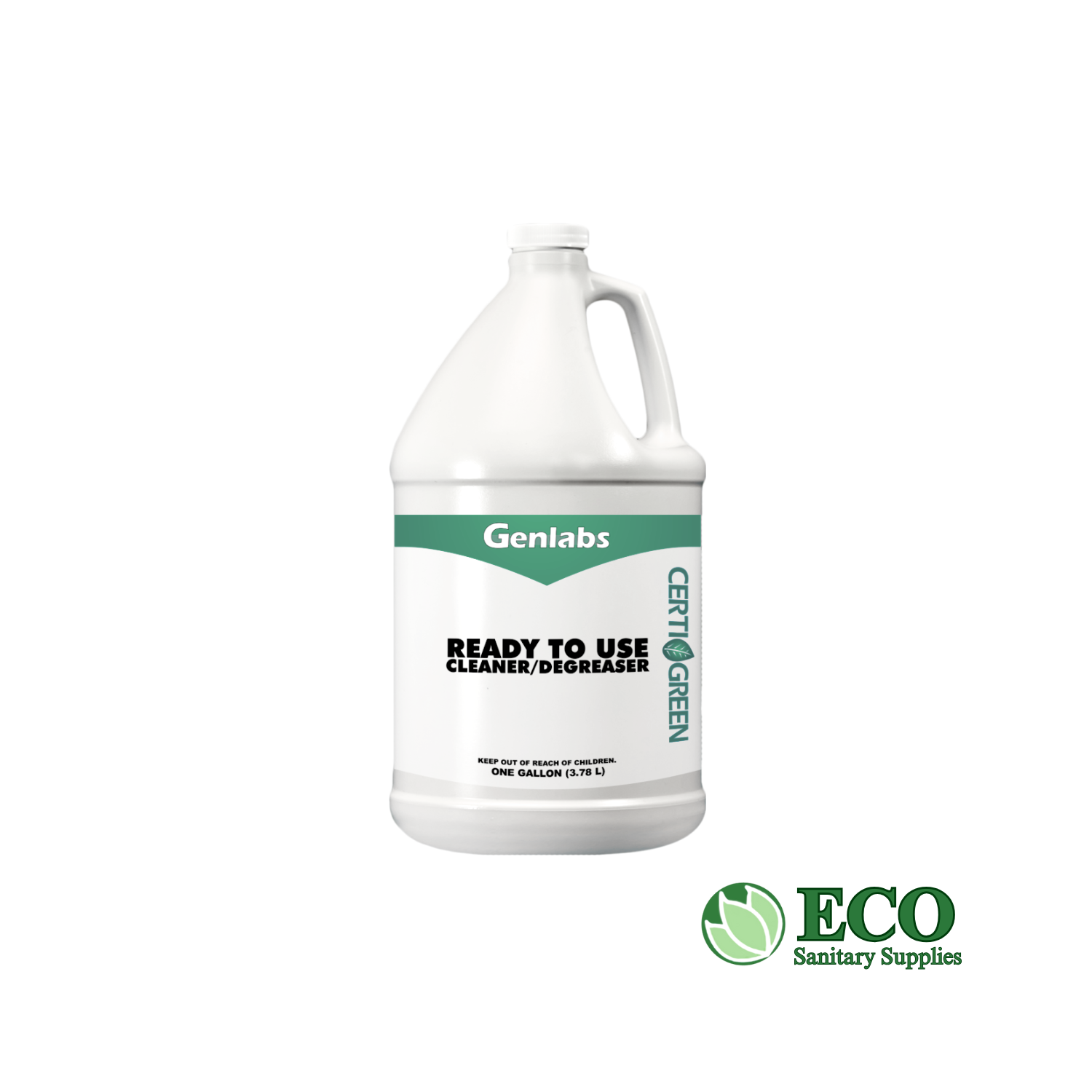 Genlabs Certi-Green Cleaner / Degreaser R.T.U. 4 Gallons / Case