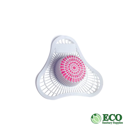 Urinal Screen with Floral Scented Block - 12/Pack
