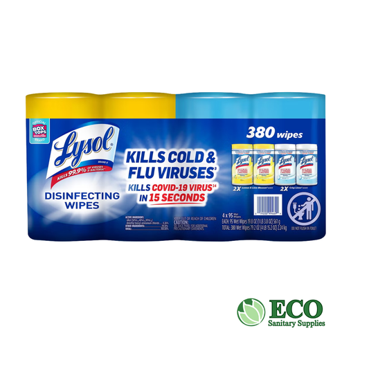 Lysol Disinfecting Wipes 380 Wipes 4/Case