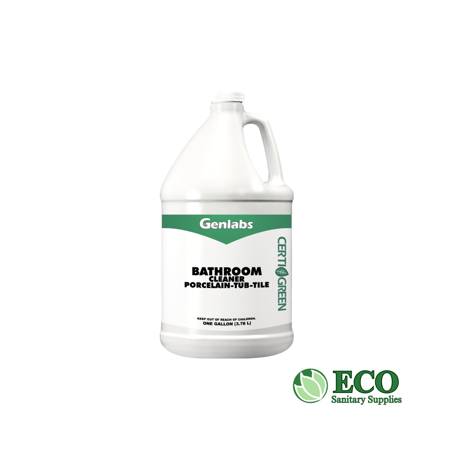 Genlabs Certi-Green Bathroom Cleaner 4 Gallons / Case