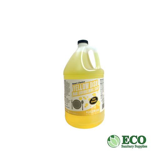 Smart Choice Yellow Liquid Dish Detergent, 4 Gallons / Case