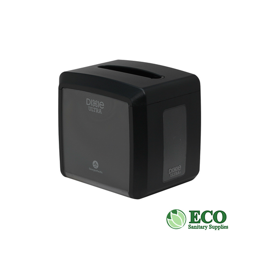 Tabletop Napkin Dispenser, 7.6in x 6.1in x 7.2in, Black