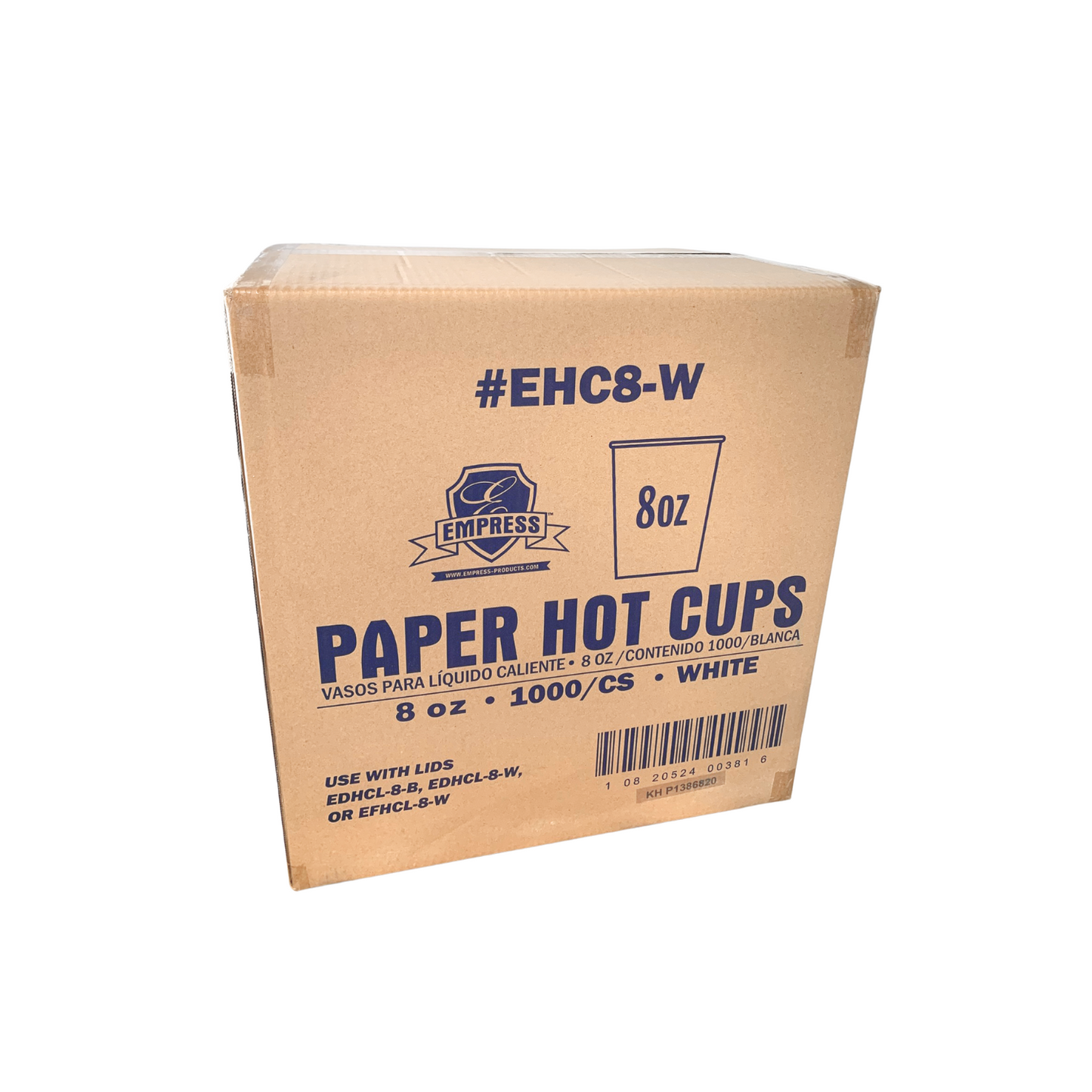 Empress Paper Hot Cup 8oz White