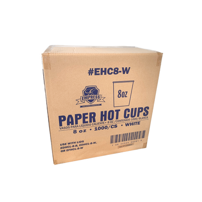 Empress Paper Hot Cup 8oz White