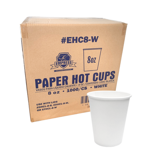 Empress Paper Hot Cup 8oz White