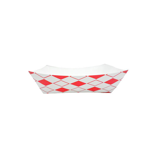 Food Tray #25 Specialty Red Plaid 1000