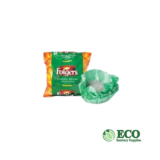 Folgers Classic Decaf Medium Roast Ground Coffee 0.9 Ounce Filter Packs 40 Filters / Case