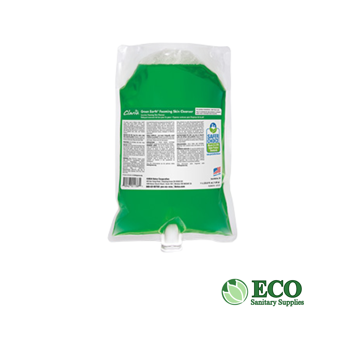 Betco Clario Green Earth foaming Skin Cleanser 1000 ML 6/Cs