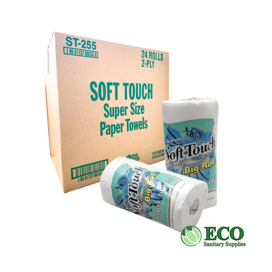 Kitchen Roll Towels 24 Rolls 100 Sheets