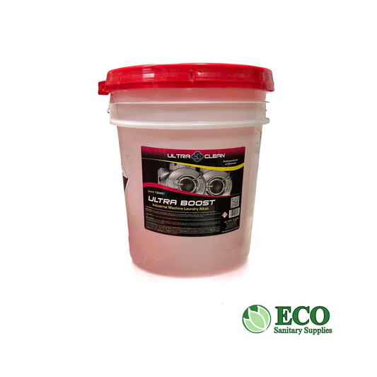 Ultra Booster Industrial Machine Laundry Alkali 5Gal/Pail { RED}