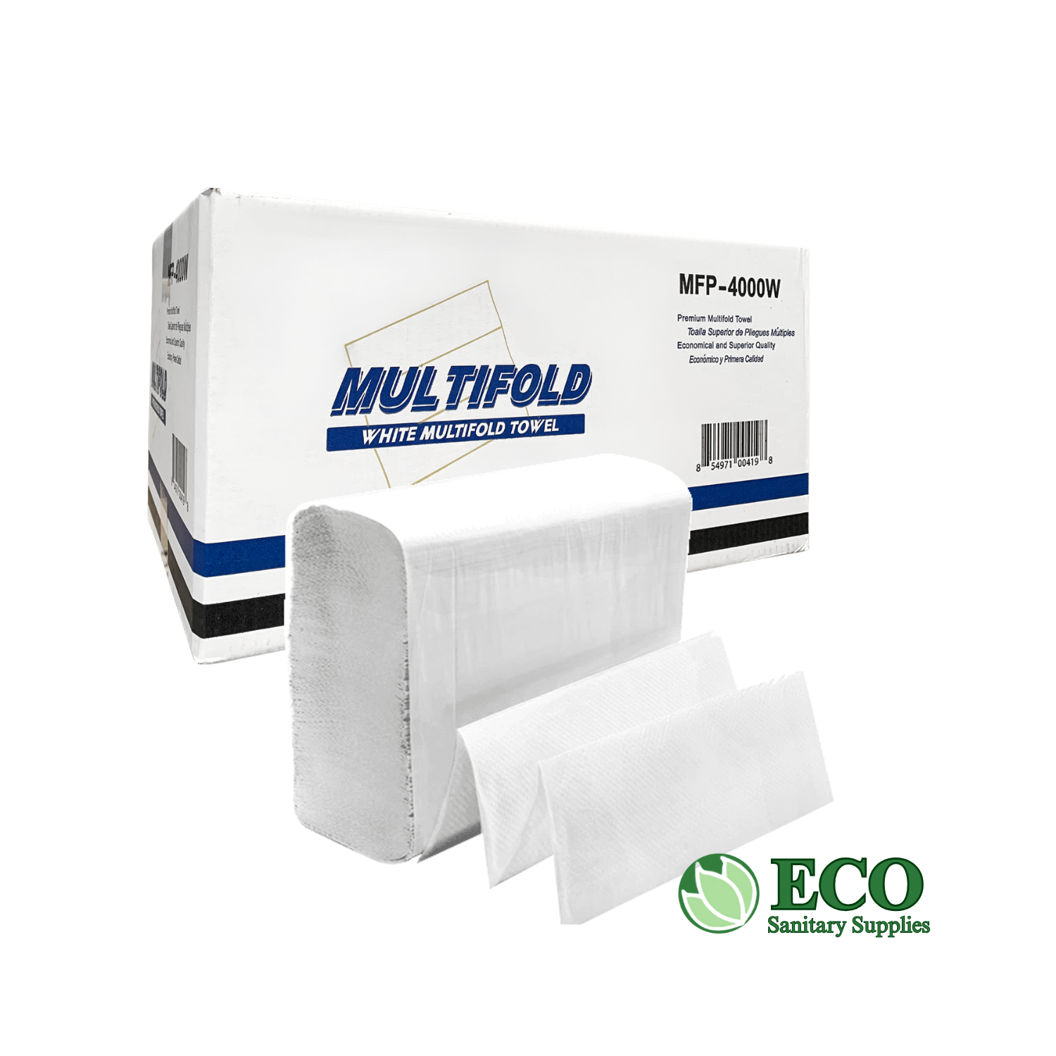 Multifold Towel Virgin 16/250 4000 sheets/cs – Eco Sanitary Supplies