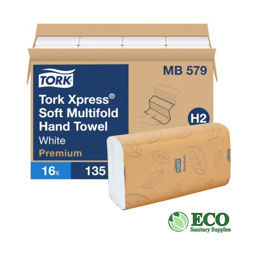 Tork Multifold Towel Premium 2-ply 2160 sheets/cs MB579
