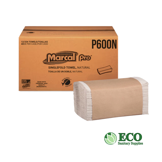 Marcal Kraft Singlefold Towel 12/334 4008 sheets/cs