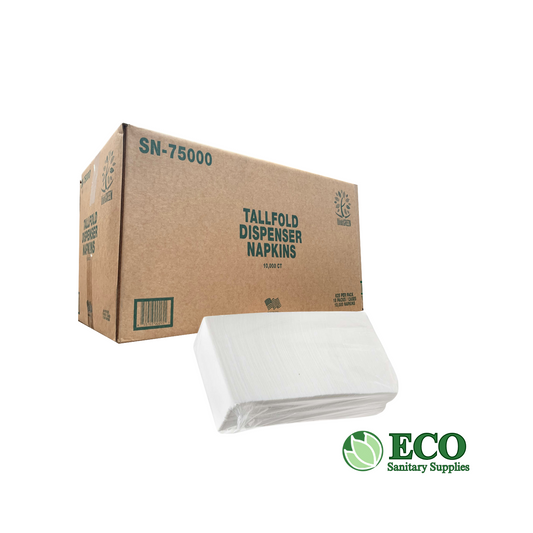 ThinkGreen Tall Fold Dispenser Napkin 16/625 10000/cs