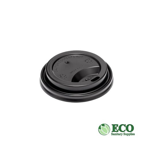 Dome Lid 8oz Black (1,000 Lids / Case)