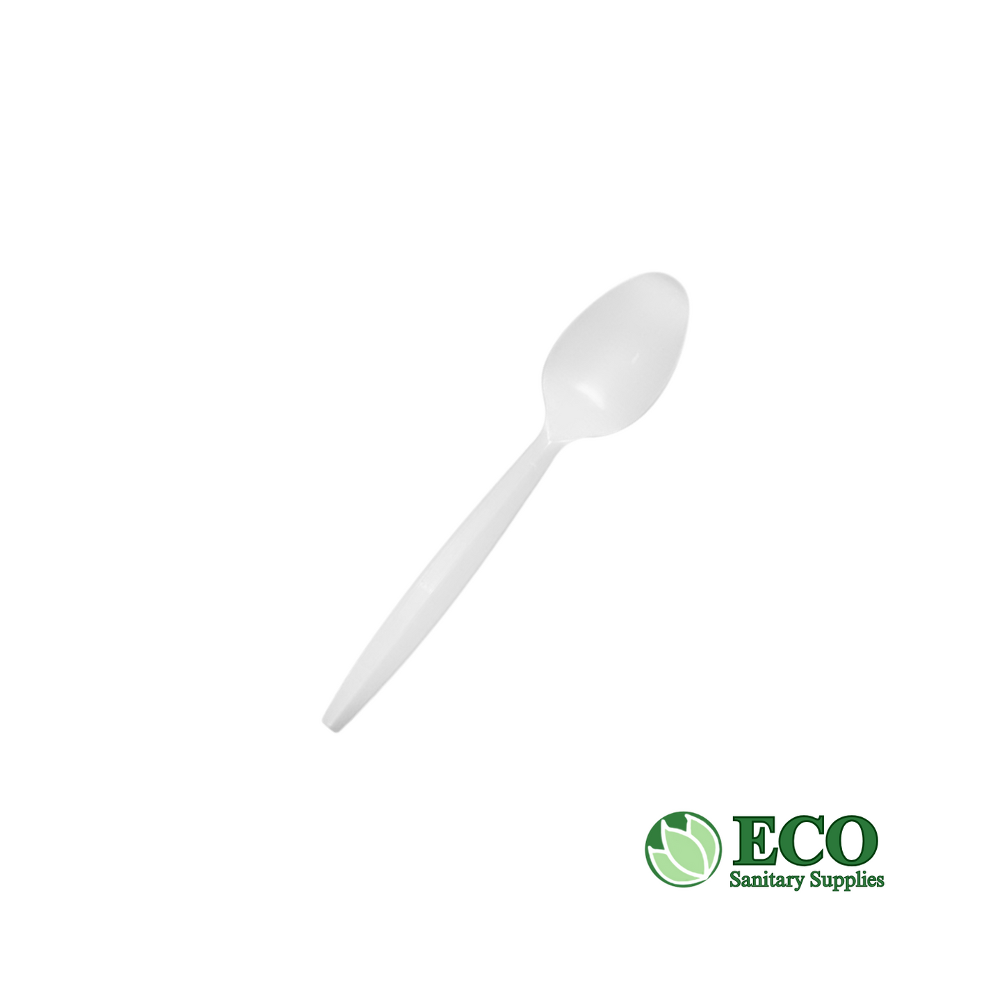 Plastic Medium Soup Spoon White 1000/cs