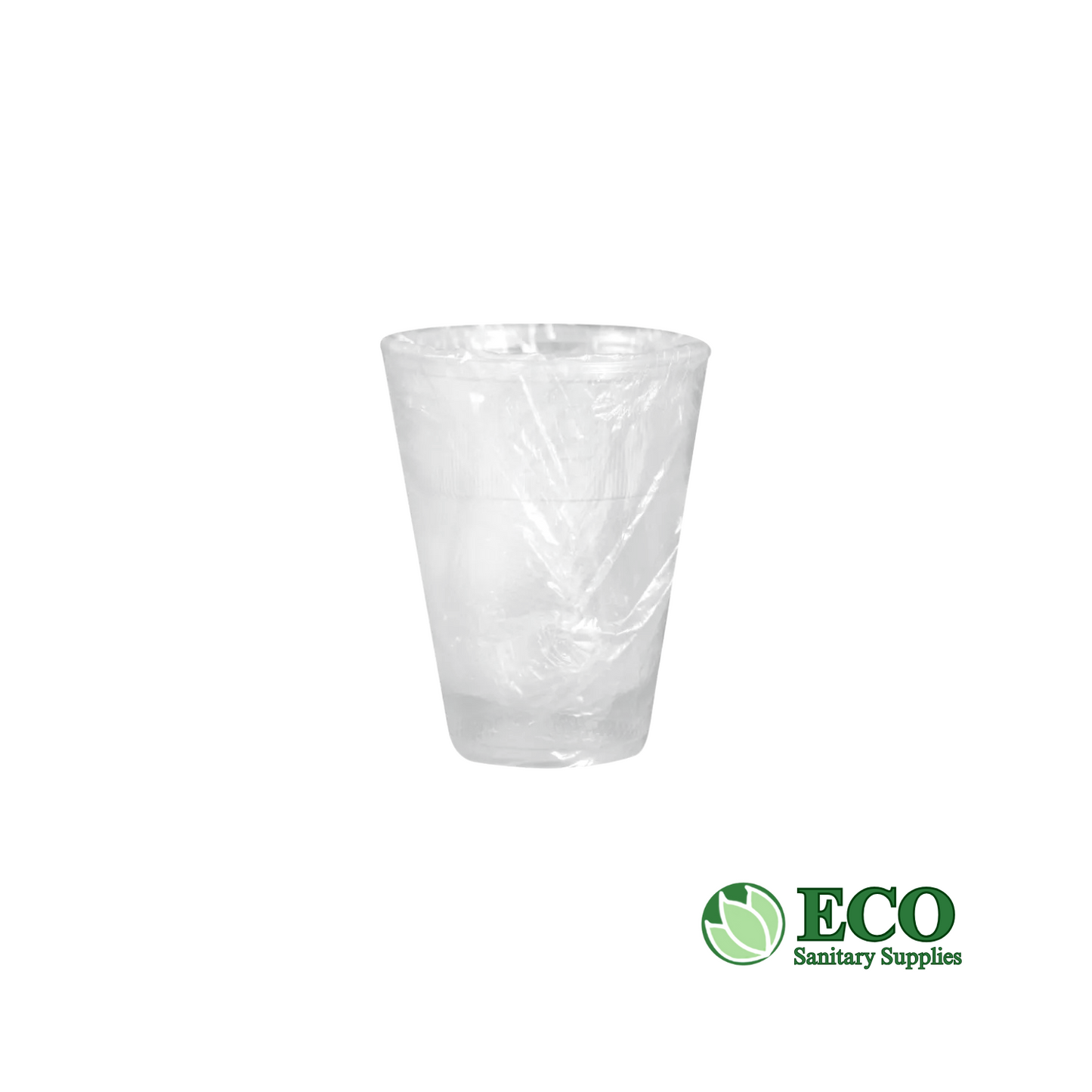 9oz Plastic Cups Individually Wrapped 1,000 Cups / Pack