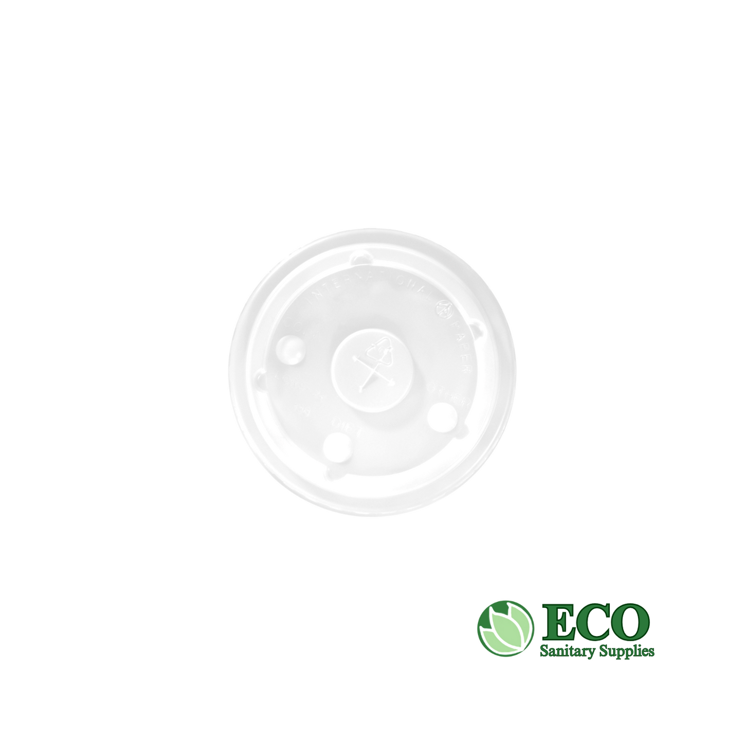 International Paper Poly X-Slot Cold Cup Lid, 16-24oz, 600 Lids / Case