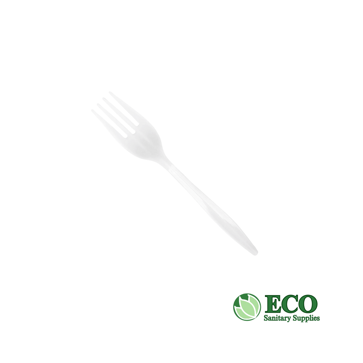 Medium Weight White Fork 100pcs/bag, 10bag/case 2.8gm