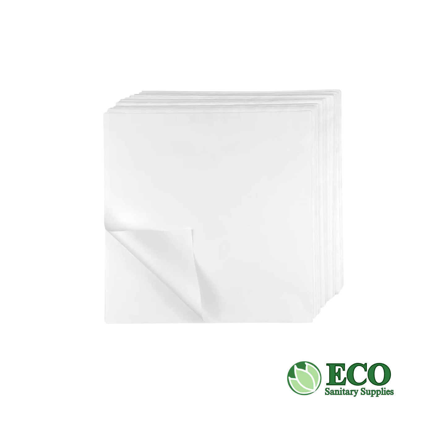 12in x 12in White Check Deli Sandwich Wrap Paper (1000pcs / box) 5 Boxes / Case