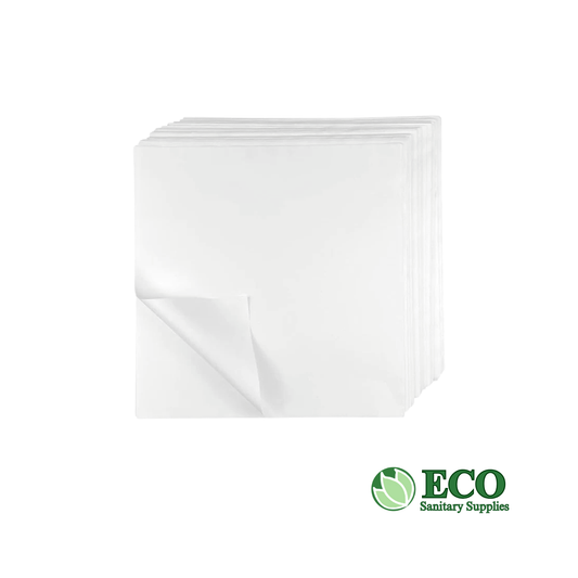 12in x 12in White Check Deli Sandwich Wrap Paper 1000pcs/box, 5box/case