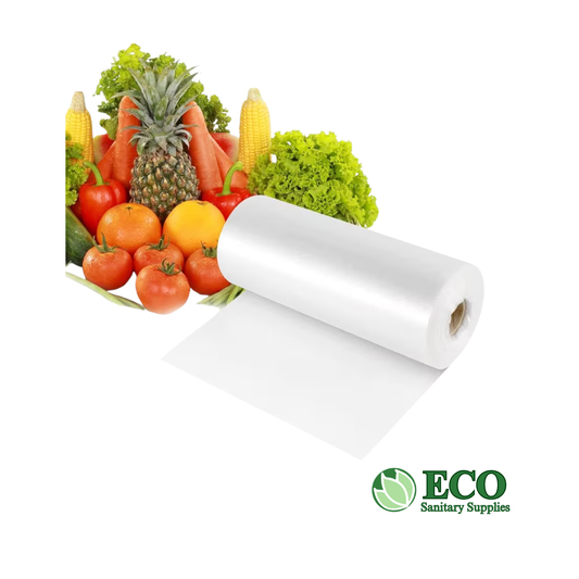 Wellcare Produce Bag 12.5mic HDPE 11inx19in 260pc/Roll 4 Rolls/Case