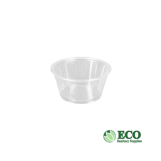Wellcare 2oz Portion Cup Clear PP 2,500 Cups / Case