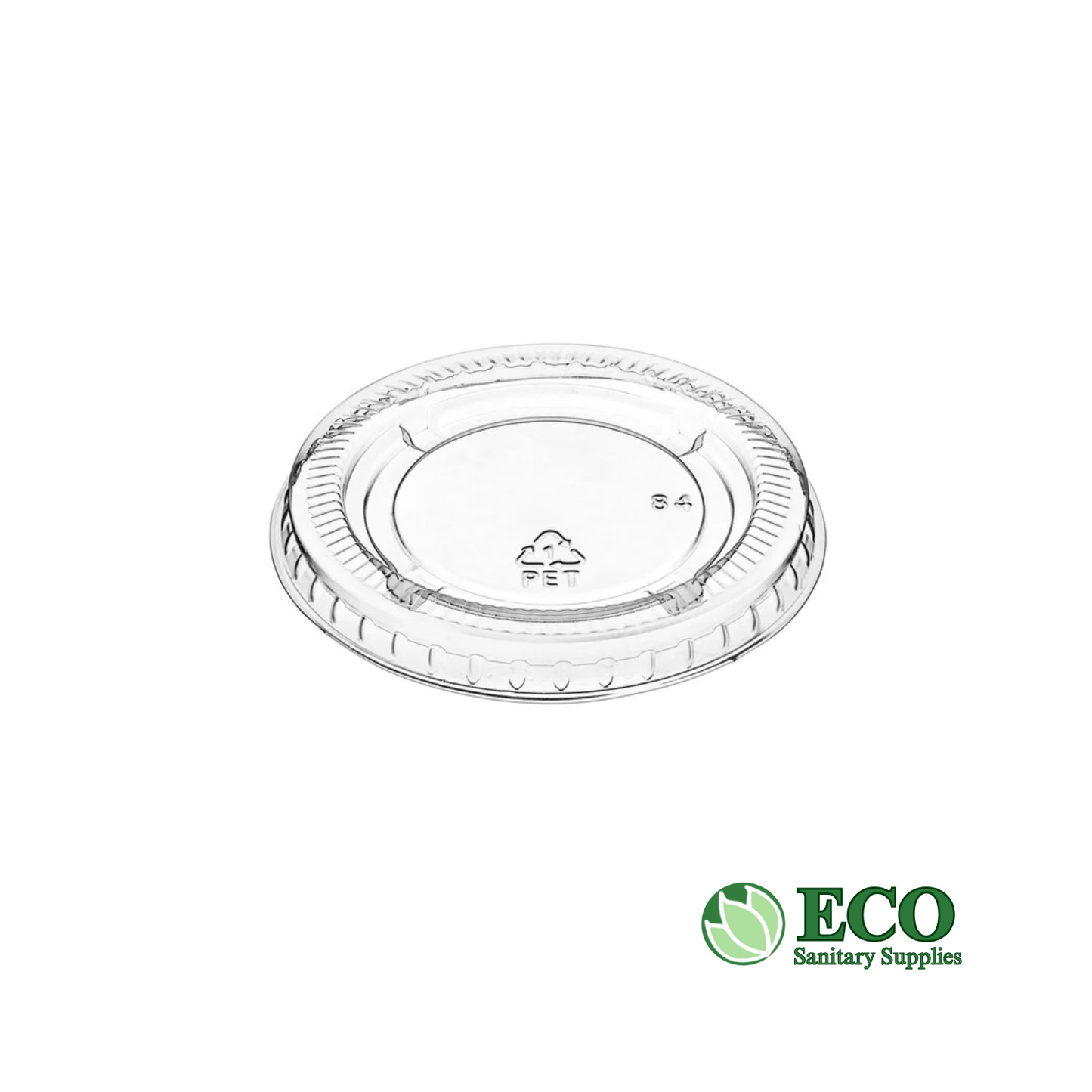 Wellcare 1.5oz 2oz Cup Lids Clear PP 2,500/case (PCL02)