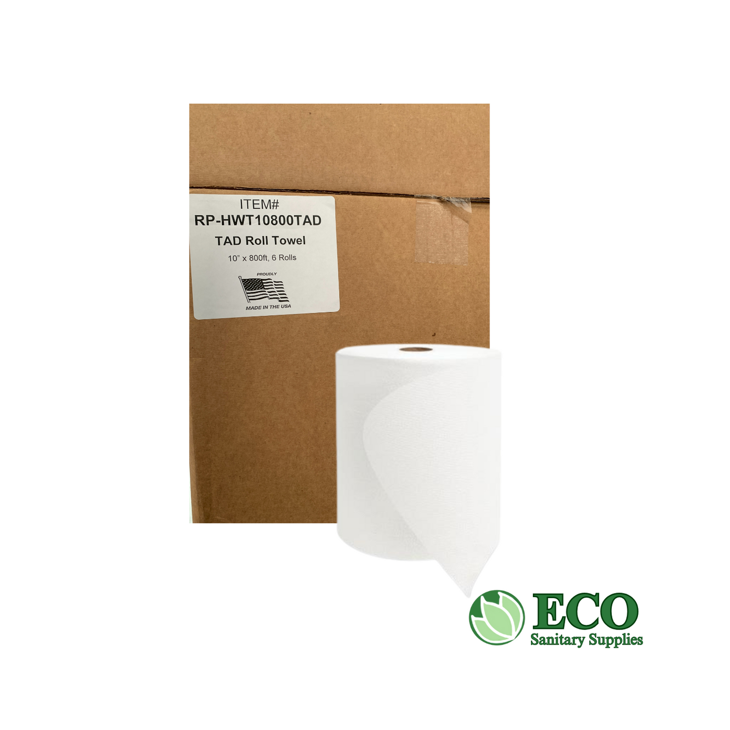 Royalty TAD Roll Towel 10in x 800ft 6 rolls/cs