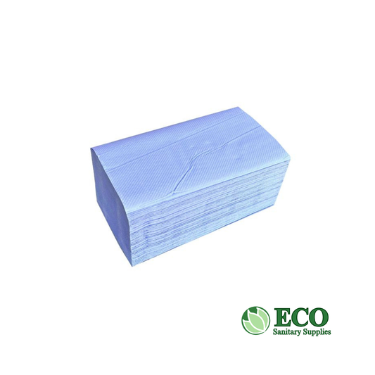 Single Fold Blue Towel 2-Ply 12/168