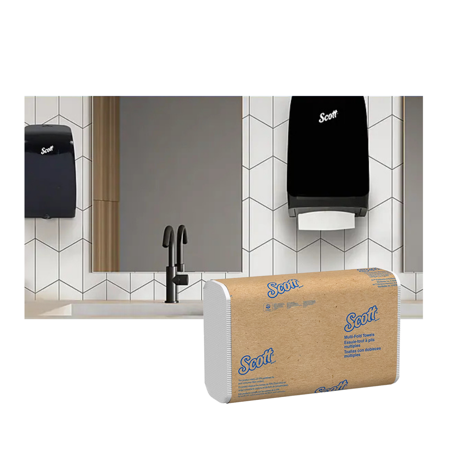 Scott Multifold Towel 16pks/cs 4000 sheets/cs 01804-50