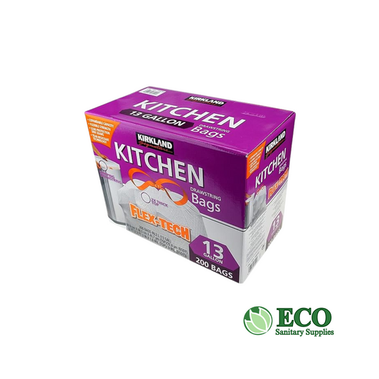 Kirkland Kitchen Drawstring Trash Bags 13Gal 200ct