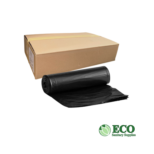 Trash Liners 33in x 39in 2.0Mil Black 100 Liners / Case