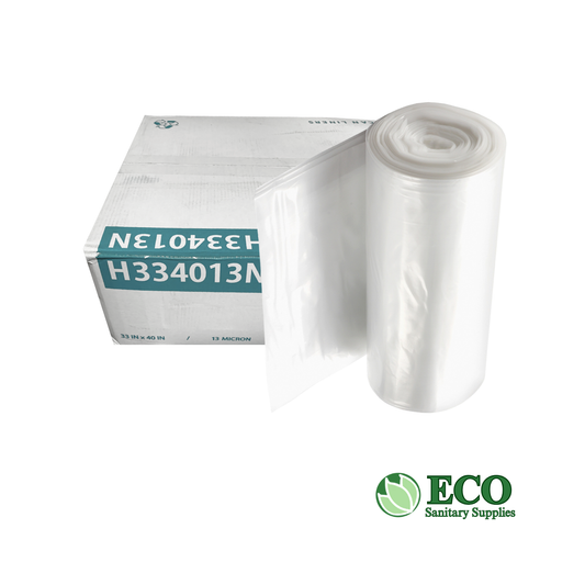 Trash Liners 33x40in 13Mic Natural 500/cs