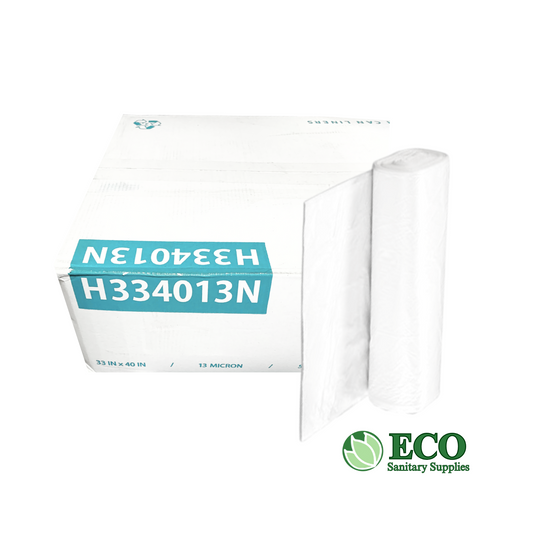 Trash Liners 33x40in 13Mic Natural 500/cs