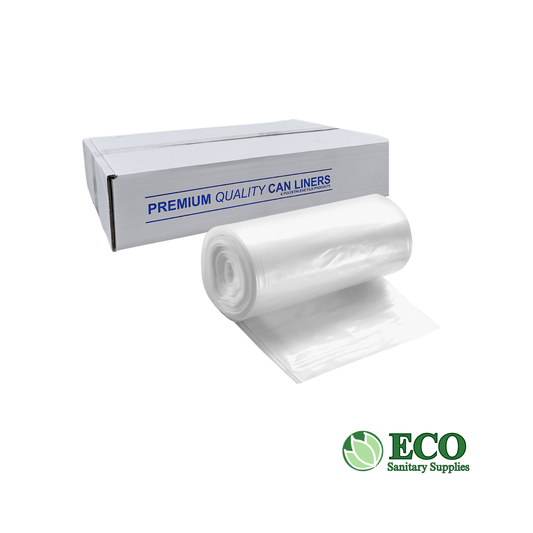 Trash Liners 40in x 48in, 12 Mic, Natural 250/Case