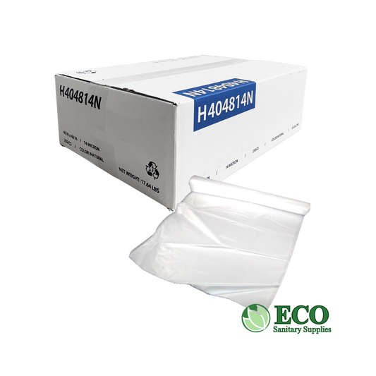 Trash Liners 40x48in 14Mic Natural 250 Liners / Case